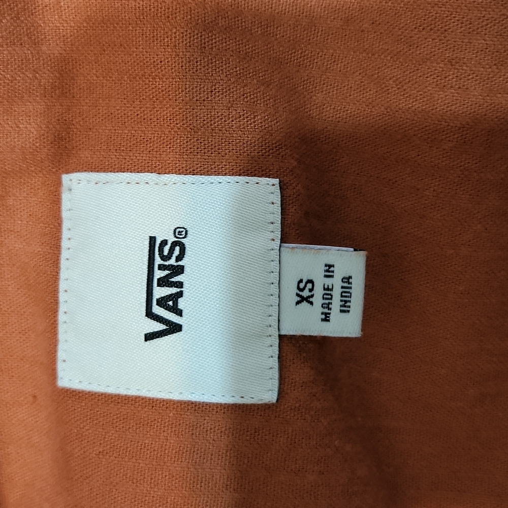 Vans Corduroy Orange Cropped Jacket XS - Picture 7 of 11